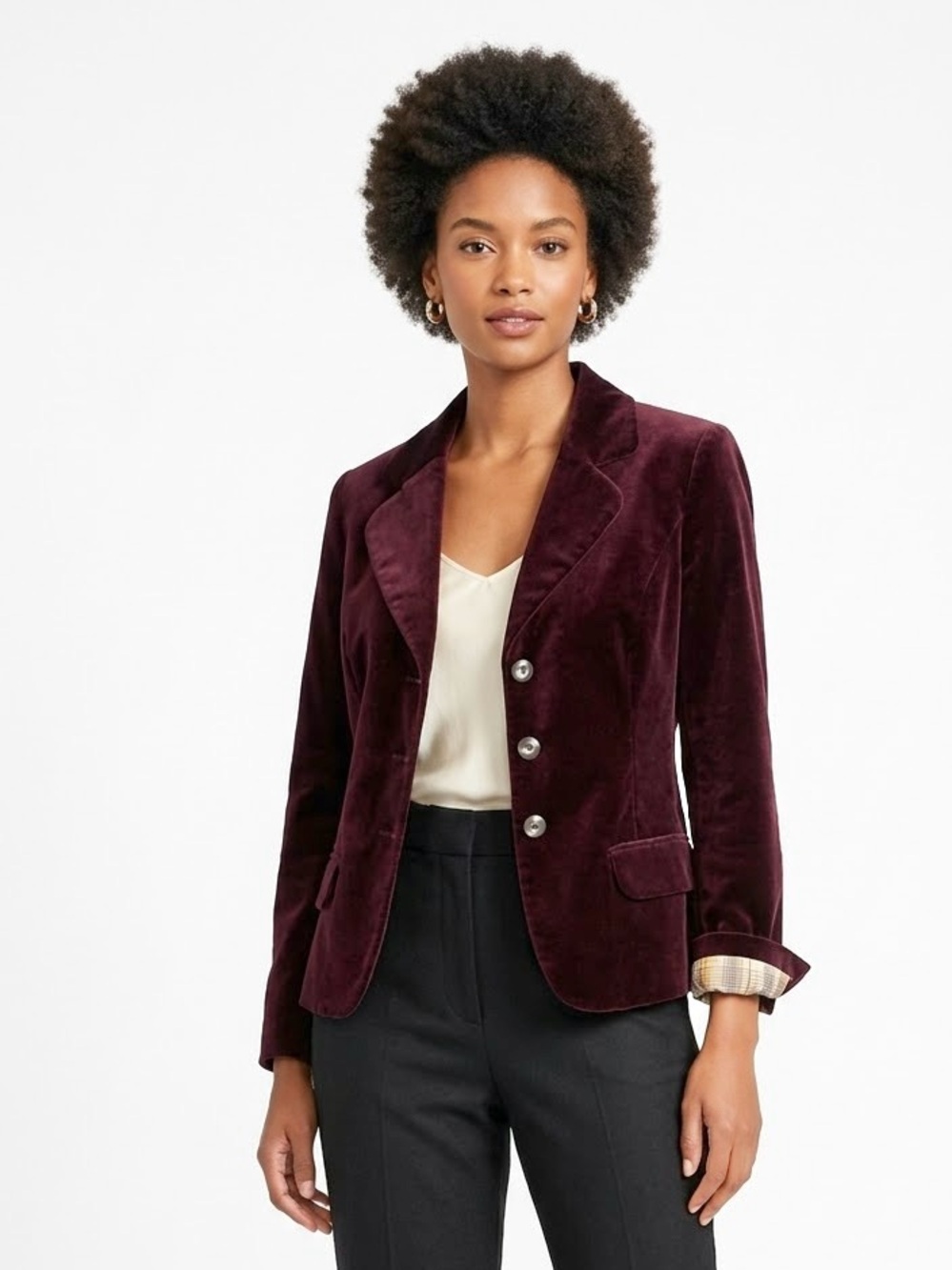 Preppy Chocolate Brown Velvet Blazer Quiet Luxury Dark Academia Collegiate